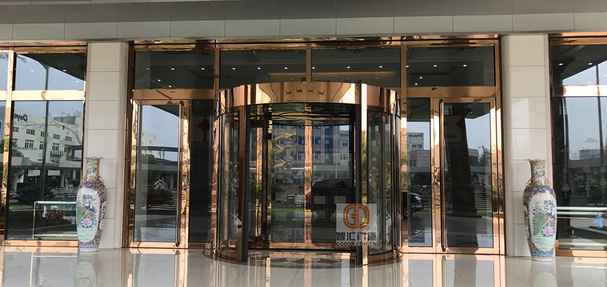 杭州三花大廈旋轉門